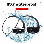 Wireless Bluetooth Sport Earphones IPX7 MP3 Player Waterproof 32GB Storage Gym Headphones for Running Sports Cycling Hiking Gym