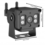 4G Car Video Surveillance 1 To 1 Outdoor Security Protection For Construction Machinery Trucks Excavators Voice Intercom Alarm