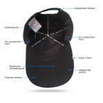 smart bluetooth bone conduction cap adjustable bluetooth cap wireless smart outdoor sports music baseball cap unisex