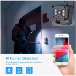 WiFi Security Cameras Mini Full Black Metal Shell IP CCTV Wireless WiFi Outdoor Surveillance Protection Camera
