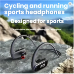 Wireless Bluetooth Sport Earphones IPX7 MP3 Player Waterproof 32GB Storage Gym Headphones for Running Sports Cycling Hiking Gym